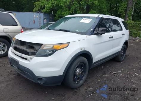 2014 Ford Police Interceptor from USA, damaged, VIN 1FM5K8AR6EGC60618